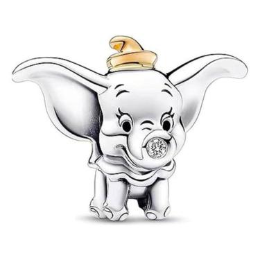 Imagem de Berloque Pingente Charms Dumbo Disney Prata 925