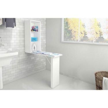 Imagem de Tábua Passar Retrátil TP3030 Branco - Tecno Mobili