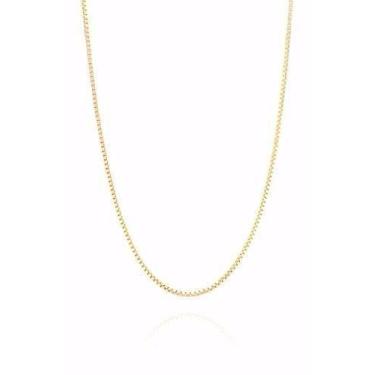Imagem de Cordão Corrente Veneziana 70cm Em Ouro 18k 750 Maciço - DG Presentes