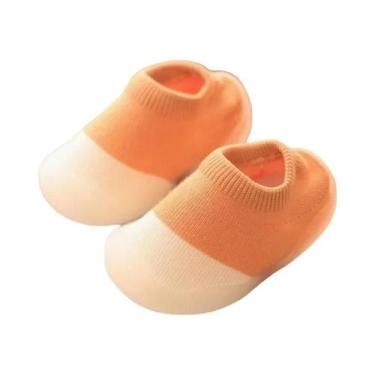 Imagem de Botas de Malha para Bebê - Confortáveis, com Sola de Borracha, 6-12 me