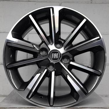 Imagem de Kit 4 rodas Fiat cronos hgt Aro 15X6 4X98 ET36 GD - Krmai