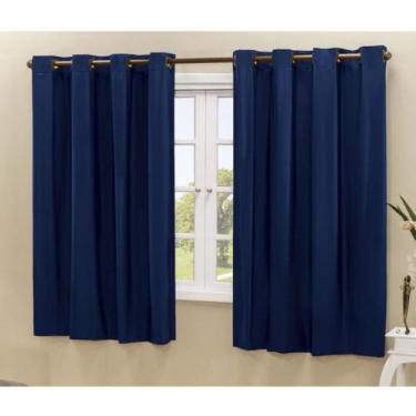 Imagem de Cortina Blackout Pvc 2,80 M X 1,80 M - Iv Enxovais, Azul Marinho
