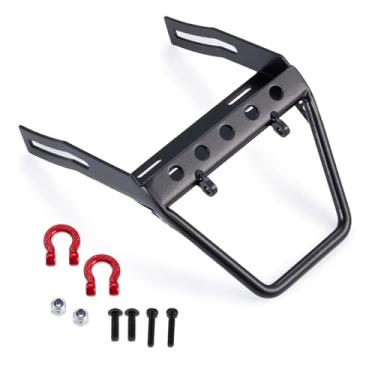 Imagem de WEFEINO Metal Front Bumper Upgrade Parts for 1/10 Axial SCX10 RC Crawler Car