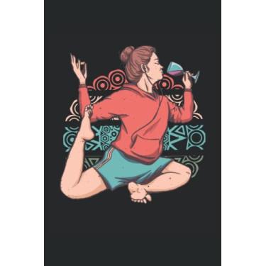 Imagem de YOGA EKA PADA RAJAKAPOTASANA VIN - Notebook pour Yogi: Cahier DIN A5 (6x9) pour la méditation et la spiritualité avec 120 pages lignées et les jours de la semaine pour le journal