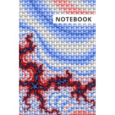 Imagem de Beautiful Notebook with fractal art cover, Daily Planner, Journal, Corporate Gift, 120 lined pages, 6x9, Funny Gift, Boss Gift, Organizer, Office Humor, Gag Gift, Gift for Her, Gift for Him