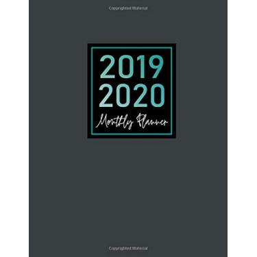 Imagem de 2019 2020 monthly planner: two year planner big size 8.5" x 11" : Monthly Planner (January 2019 – December 2020), Calendars, motivation/inspired/Goal Agenda Planners, to do list, Contacts