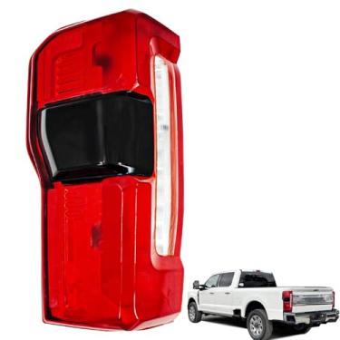 Imagem de Conjunto de luz traseira tipo LED com ponto cego compatível com Ford F250 F350 Super Duty 2023-2025 lado esquerdo do motorista peça de substituição PC3Z13405B PC3Z-13405-B FO2800294 Conjunto de