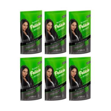 Imagem de Hene Pelucia Pouch 180G Carvao - Kit Com 6Un - Embelleze
