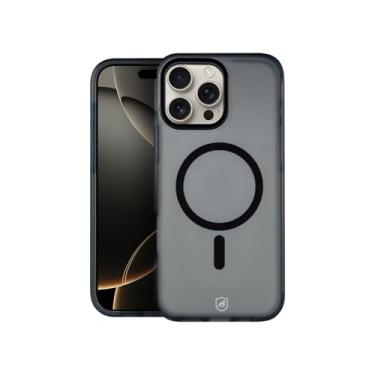 Imagem de Gshield Capa Case Capinha Premium de Policarbonato Fosco Translúcido Compatível com MagSafe para (Preta, iPhone 16 Pro)