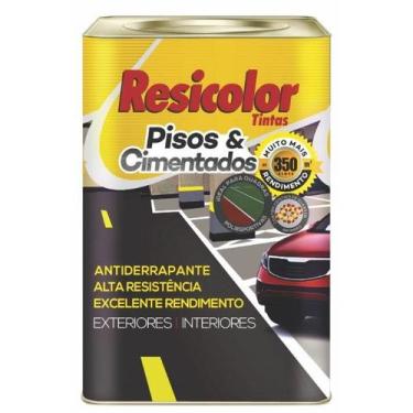 Imagem de Tinta Piso e Acimentados Antiderrapante Cinza Claro 18L - RESICOLOR