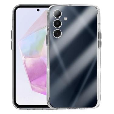 Imagem de Capa Capinha SPACE CASE Clear Ultra Resistência Híbrida Compatível Samsung Galaxy A35