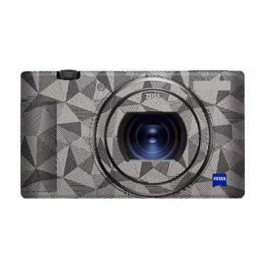 Imagem de Película de decalque para Sony ZV-1 Película de vinil antirarranhões Mirrorless Camera Body Protective Sticker Coat ZV1 (Triângulo Titânio)