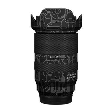 Imagem de Película protetora para lente de câmera, película protetora, decalque para Tamron 17-70 mm F2.8 adequado para câmera Fujifilm X Mount 17-70 2.8 (Circuit Titanium)