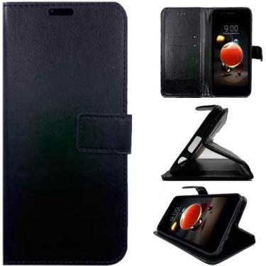 Imagem de Capa Capinha Carteira Flip Para Motorola Moto G24 Cor: Preto - LXL