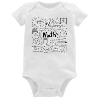 Imagem de Body Bebê Matemática - Foca na Moda, Branco, P