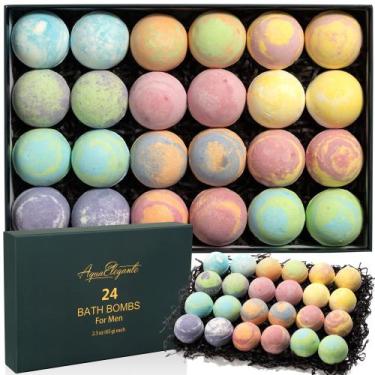 Imagem de Conjunto de Bombas de Banho Aqua Elegante Luxury para Homens - 24 Arom
