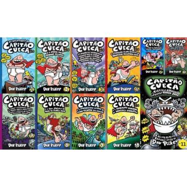 Imagem de Capitão Cueca Do Volume 1 Ao 11 - Dav Pilkey - COMPANHIA DAS LETRAS