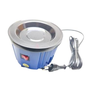 Imagem de UGPLM Craft cola pote de cola quente frigideira 100w suprimentos portáteis o adaptador de plugue de fusão elétrica para iniciantes em casa projetos de, Azul