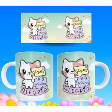 Imagem de Caneca gospel frases religiosas versículos bíblicos motivacionais 36 -