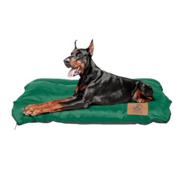 Imagem de Colchonete Para Cachorro Gato Caminha Pet 90x60 Cm Tamanho Gg Capa Removível Antiderrapante (Verde)