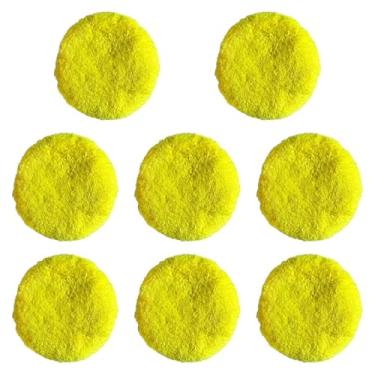 Imagem de YWJLQH Limpeza de pano para robô de limpador de janelas, tampa de substituição, lavável para janela de vidro, 8 Peças Amarelas