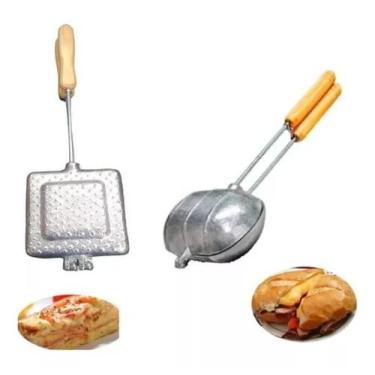 Imagem de Sanduicheira Torradeira Baurutex Tostex Pão Forma Francês Aluminio - S