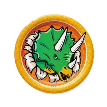 Imagem de Suprimentos para festas American Greetings Dinosaur Dessert Pratos