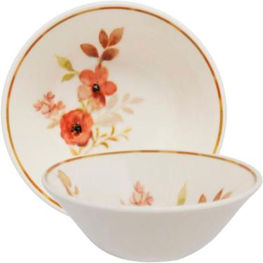 Imagem de Kit 8 Tigelas Sobremesa Pequena Bowl Conic Chá Das 5 500ml