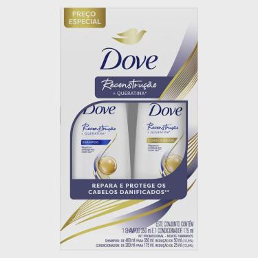 Imagem de Kit dove reconstrução shampoo 350ML + condicionador 175ML