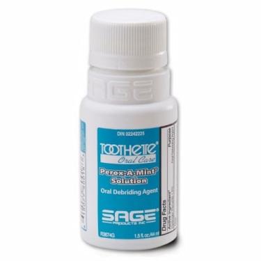 Imagem de Enxaguatório bucal Perox-A Mint 1,5 Oz da Sage (pacote com 4)