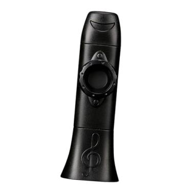 Imagem de Almencla Kazoo Upgraded Party Favors Kazoo Guitarra Profissional Ajustável Tom Kazoo Instrumento Musical para Piano Teclado Adultos, Preto