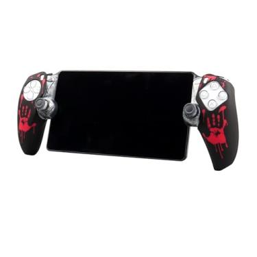 Imagem de Capa protetora de silicone para controle de mãos de sangue compatível com PS5/Playstation 5 Portal Remote Player, capa protetora de silicone RALAN Skin