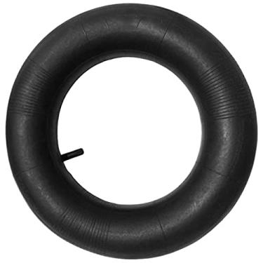 Imagem de Tubo interno de carrinho de mão 3,50-8 Pneu de substituição de borracha resistente tubo de válvula reta inflável interno para cortador de grama de carrinho