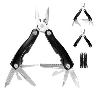 Imagem de Alicate Canivete Multiuso Multifuncional Suiço Inox - oem