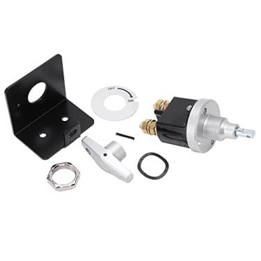 Imagem de Interruptor de Desconexão da Bateria, Isolador 500A 12V Com Painel de Trava para Iate Isolador de Corte da Bateria do Caminhão de RV, Evita Vazamento, Proteção da Fonte de