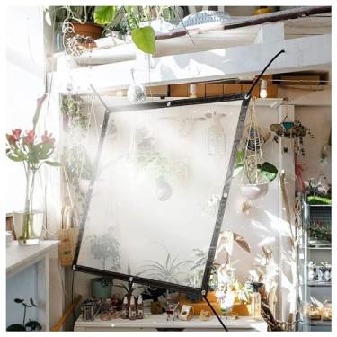 Imagem de Lona transparente, filme plástico à prova de chuva, terraço ao ar livre, suculenta, isolamento, barraca, varanda, toldo, lona, isolamento antienvelhecimento (2 x 2 m)