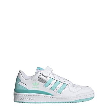 Imagem de adidas Forum Low Shoes Feminino, Nuvem branca/clara água/hortelã, 6.5