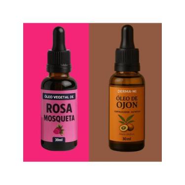 Imagem de Kit Óleo de Rosa Mosqueta + Óleo de Ojon 100% Puro  Hidratação Profund