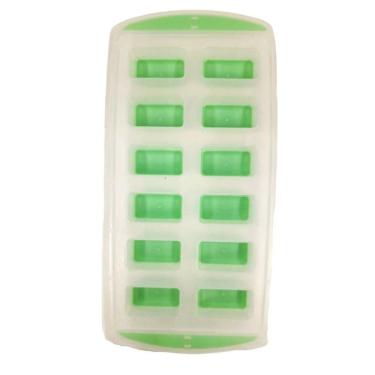 Imagem de Forma De Gelo Retangular Fundo Silicone - Verde -Quanhe Forma De Gelo Retangular Fundo Silicone - Verde - Quanhe