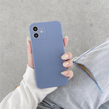 Imagem de Capa de silicone líquido para celular Xiaomi Redmi Note 12 12S 7 8 8T 9 9S 9T 10 10S 10T Pro Max, capa macia e fina em cores doces, cinza, para Redmi Note 12 4G