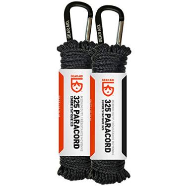 Imagem de GEAR AID 325 Paracord e mosquetão, cabo utilitário para acampamento e caminhadas,