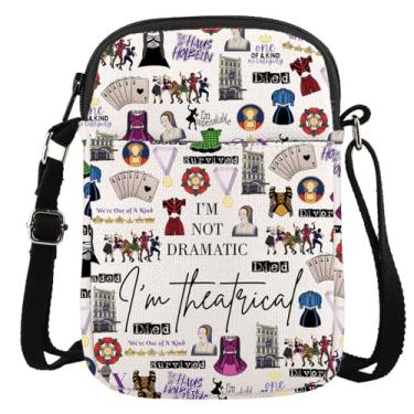 Imagem de Presente Musical Lover Gift I'M Not Dramatic I'm Theatrical Musical Theater Fans Gift Musical Queen Bolsa transversal, Teatral 6 Cr, Multifuncional