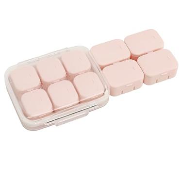 Imagem de 10pcs Caso de Medicina Diária Com Caixa de Armazenamento PP Container Medicamentos Viagem Portátil para Cápsulas Vitaminas óleo Peixe Suplementos Rosa Medicina Organizertable Diário Medicin Externo (Rosa)
