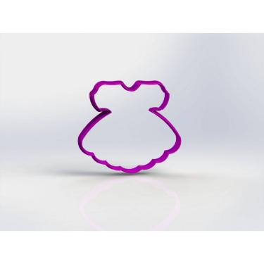 Imagem de Cortador Vestido Mod 1 Tamanho 7 Cm