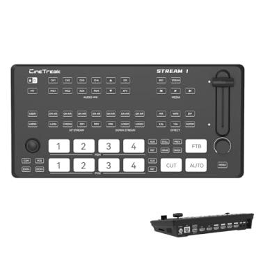 Imagem de Cinetek Stream 1 4K Switcher Live Switcher HDMI Profissional Multi Camera Video Switcher Mixer com 4 HDMI Inputs Solução de streaming multifuncional para criadores de conteúdo