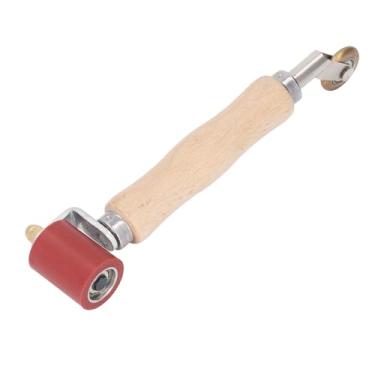 Imagem de Rolo de costura de silicone de 40 mm com rolo de detalhe de latão Ferramenta de rolo de costura de alisamento PVC TPO EPDM adequado para uso em túnel de geomembrana de soldagem de alta temperatura