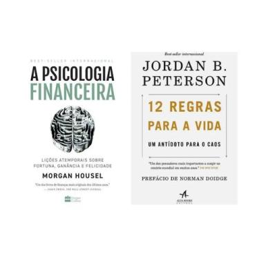 Imagem de Kit auto-ajuda: a psicologia financeira + 12 regras para a vida - Kit 