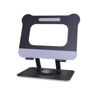 Imagem de Suporte Mesa Apoio Base Notebook Articulado Ajustável Giratório Rotaçã