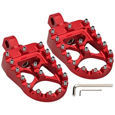 Imagem de VG MOTO Apoio Para Os Pés Largos E Motocicleta Cnc, Pedais Com Rotação De 360°, Estilo Chopper Bobber, Substituição Harley Dyna Fatboy Sportster Iron 883