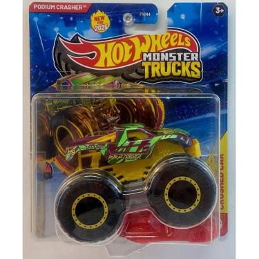 Imagem de Hot Wheels Monster TRUCKS Podium Crasher Freestyle Mattel FYJ44